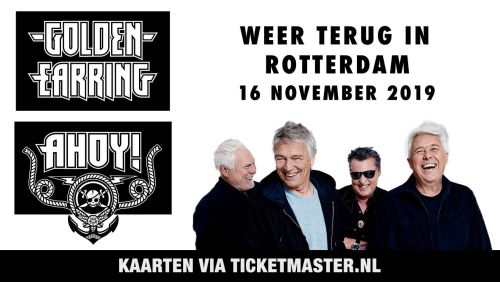 Golden Earring show ad November 16 2019 Rotterdam - Ahoy.